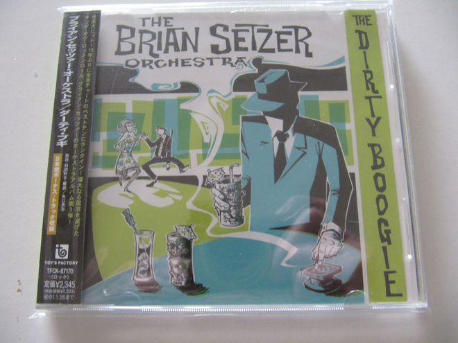 The Brian Setzer Orchestra – The Dirty Boogie Japani CD OBI