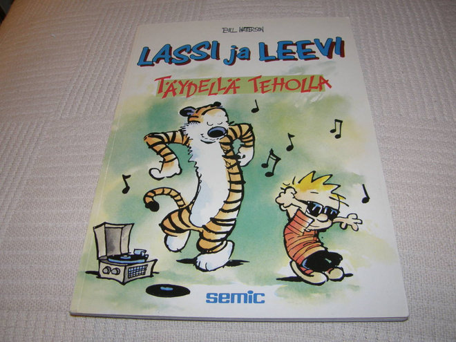 Bill Watterson Lassi ja Leevi Täydellä teholla