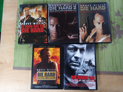 Bruce Willis Die Hard leffoja 5kpl