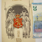 VANHA Menu Suuriruhtinaskunnan Vaakunalla 1906 UPEA - pikkukuva 1