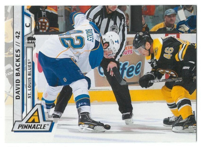10-11 Panini Pinnacle #31 David Backes