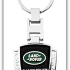 Land Rover avaimenperä - 'vaakunan muotoinen kehys' - pikkukuva 2