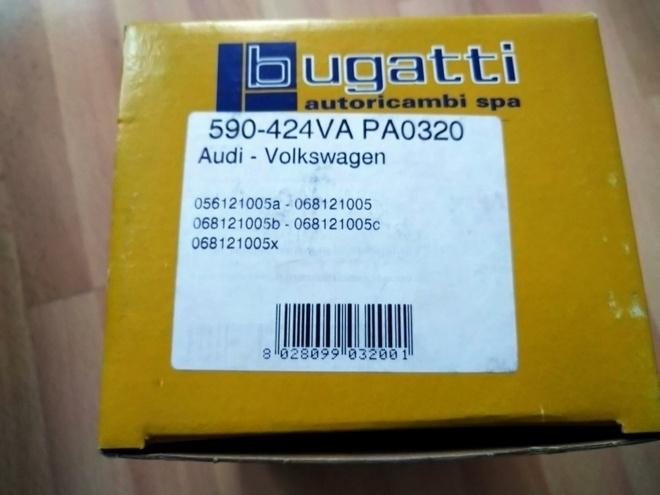 Audi 100,80, VW Golf ym. Vesipumppu BUGATTI PA0320 590-424VA