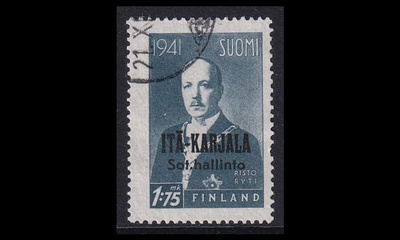 IK_23 o Itä-Karjala Ryti 1:75mk (1942)