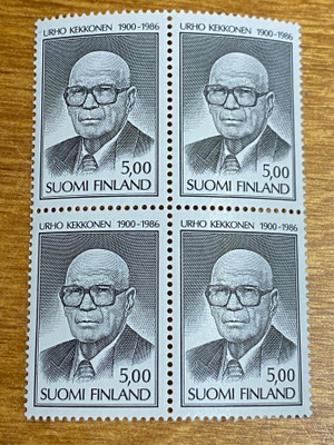 URHO KALEVA KEKKONEN SURUMERKKI NELIÖ**