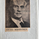 Otto Mannisen signeerattu omistuskirjoitus Andrej Rudneville - pikkukuva 5