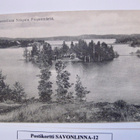 VANHA Postikortti Savonlinna 1912 Saksaan Venäjän Merkki - pikkukuva 1