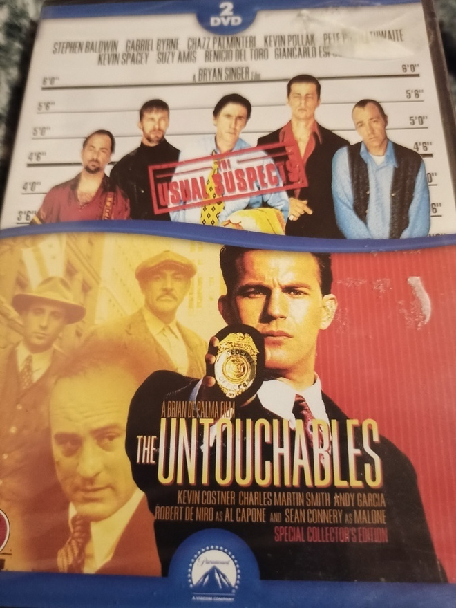 Epäillyt ja lahjomattomat -  2 dvd elokuvaa
