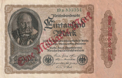 GERMANY 1 MILJARDEN MARK  1922  (K15-S64)