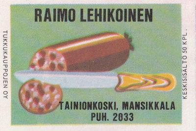 Tainionkoski, Raimo Lehikoinen   , b417