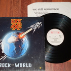 KICK AXE - Rock The World - LP 1987 hard rock EX - pikkukuva 1