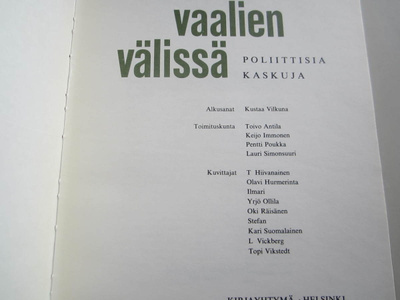 Vaalien välissä, poliittisia kaskuja v. 1993