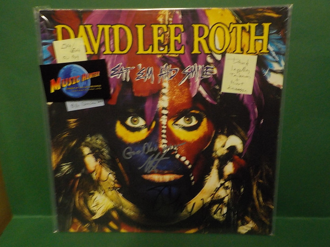 DAVID LEE ROTH - EAT EM AND SMILE EX+/EX+ LP + 4 NIMMARIT!!!