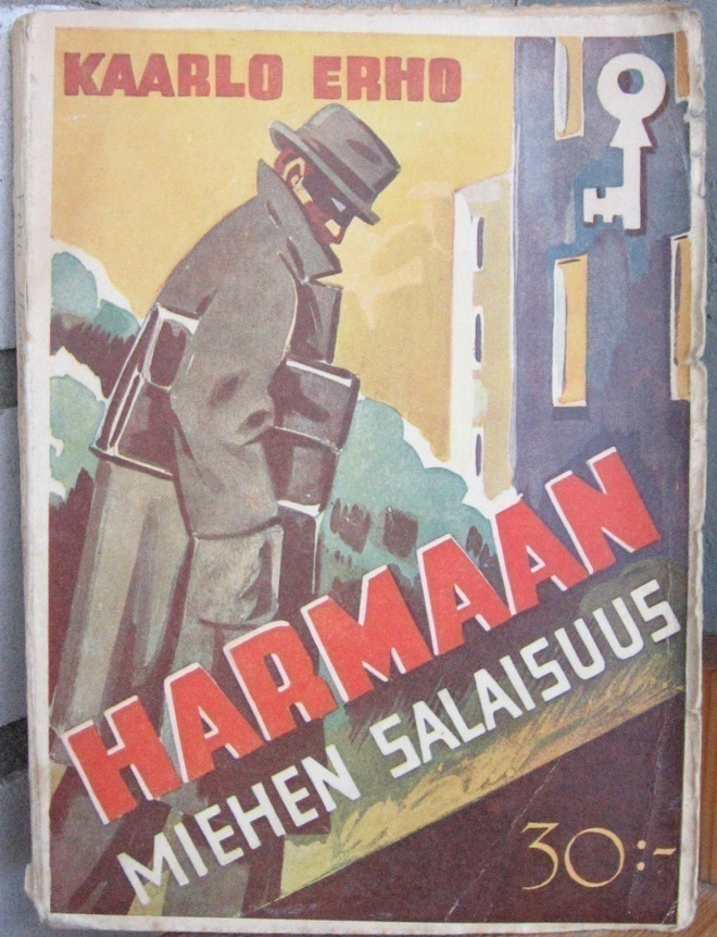 Kaarlo Erho: Harmaan miehen salaisuus. 169 s.