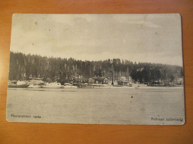 Antrean satama Mustalahden ranta np n 1910