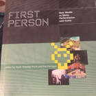 First Person. New Media as Story, Performance and Game - pikkukuva 1