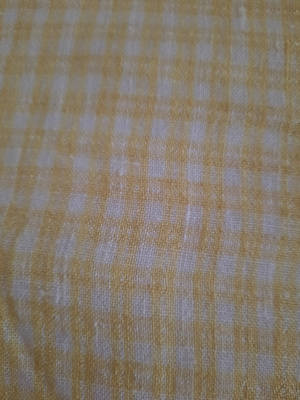 Kelta-valkoruudullinen viskoosikangas 160x230 cm