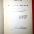 Mika Waltari : Neljä päivänlaskua 1949 1.p. - pikkukuva 1