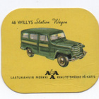 Kahvilappu AAA n:o 46 WILLYS Station Wagon - pikkukuva 1