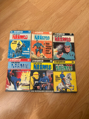 Mustanaamio sarjakirjat 5,18,27,39,45,48