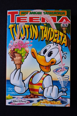Aku Ankan taskukirja Teema 33 Tuutin täydeltä