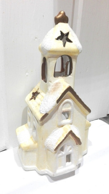 KAUNIS KERAAMINEN KAPPELI / KIRKKO TUIKKULYHTY