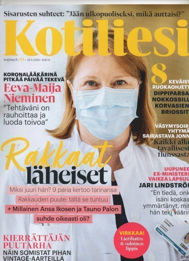 Kotiliesi n:o 11 2020 Ansa Ikonen & Tauno Palo. Jari Lindstr