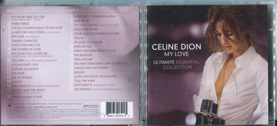 CELINE DION . 2 CD-LEVYÄ . MY LOVE . ULTIMATE ESSENTIAL COLL