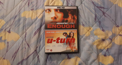 U TURN (1997) & ENOUGH (2002) tupla-dvd Jennifer Lopez