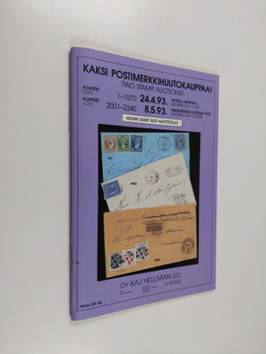 Kaksi postimerkkihuutokauppaa!