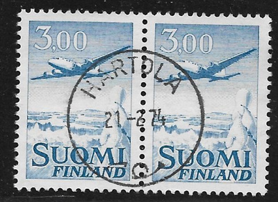 Yleismerkki 3,00mk (LAPE 2x577) O pari