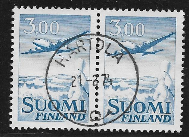 Yleismerkki 3,00mk (LAPE 2x577) O pari