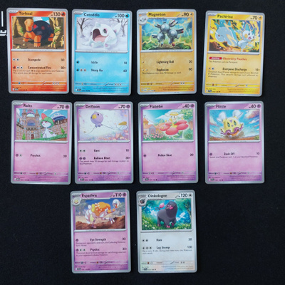 Pokemon kortit 10kpl (#100 Scarlet & Violet base set)