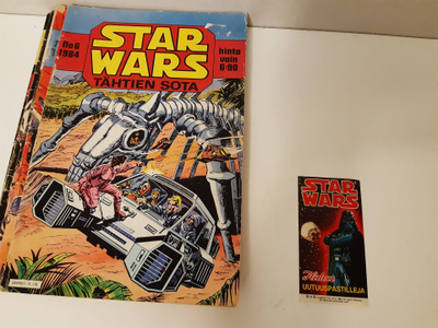 StarWars sarjakuvalehtiä 5 kpl + etiketti