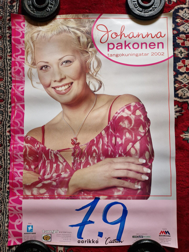 Johanna Pakonen Keikkajuliste 10 . 60×42cm