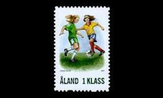 2007OK ** Omakuvapostimerkki tyttöfutis (2007)