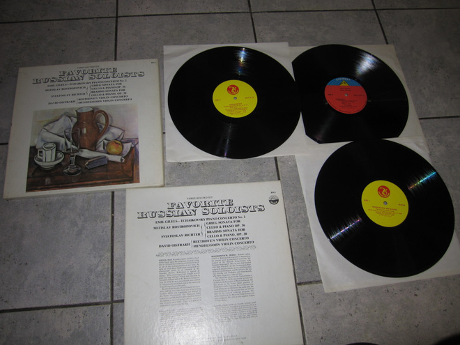 Emil Gilels, Mstislav Rostropovich, Sviatoslav Richter, Davi