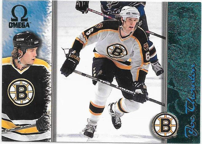 97-98 Pacific Omega Emerald Green #19 Joe Thornton Boston