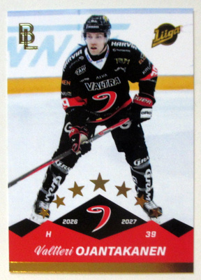 Valtteri Ojantakanen Jyp 2026-27 Blueline base Gold /100