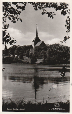 KIRKKOKORTTI - ÅLAND - SUNDS KIRKKO - 7