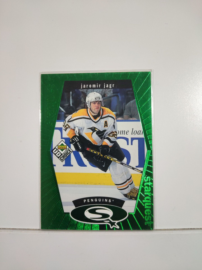 1998-99 UD Choice - StarQuest Green #SQ16 Jaromir Jagr