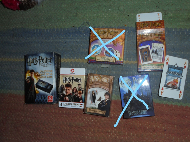 Pelikortit Harry Potter x 4 kpl