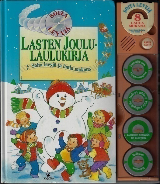 Lasten joululaulukirja : soita levyjä ja laula mukana