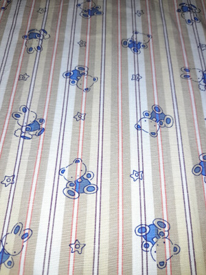 Puuvillakangas nallet ja puput 900x153cm