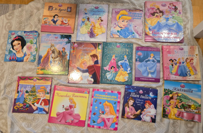 Lukemattomat Disney prinsessat satukirjat