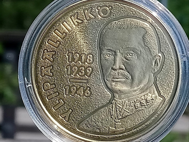 C.G.E.Mannerheim Kuvalla mitali Kapselissa. Halkaisija - 37
