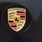 Porsche vannekeskiöt – Kulta-Musta – 65mm (4kpl - pikkukuva 3