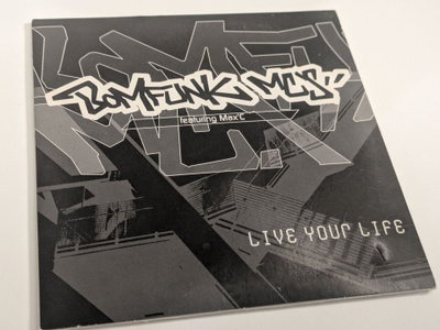 Bomfunk MC's - Live Your Life (CD) NEAR MINT featuring Max'C