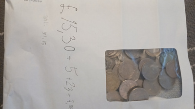 GBP Iso-Britannian punta kolikot British pound coins