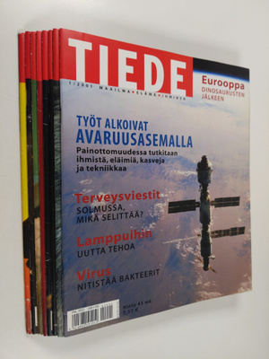Tiede vuosikerta 2001 (n:o 1-8)